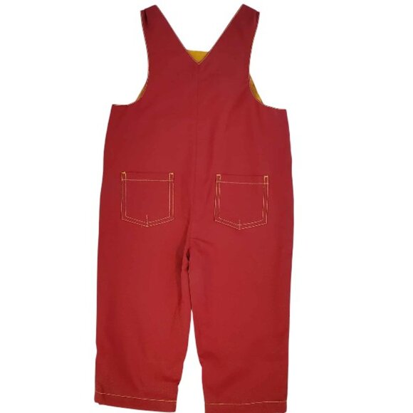 NWT Vintage Dani Hedgehog Overalls Size 3 - Picture 4 of 5